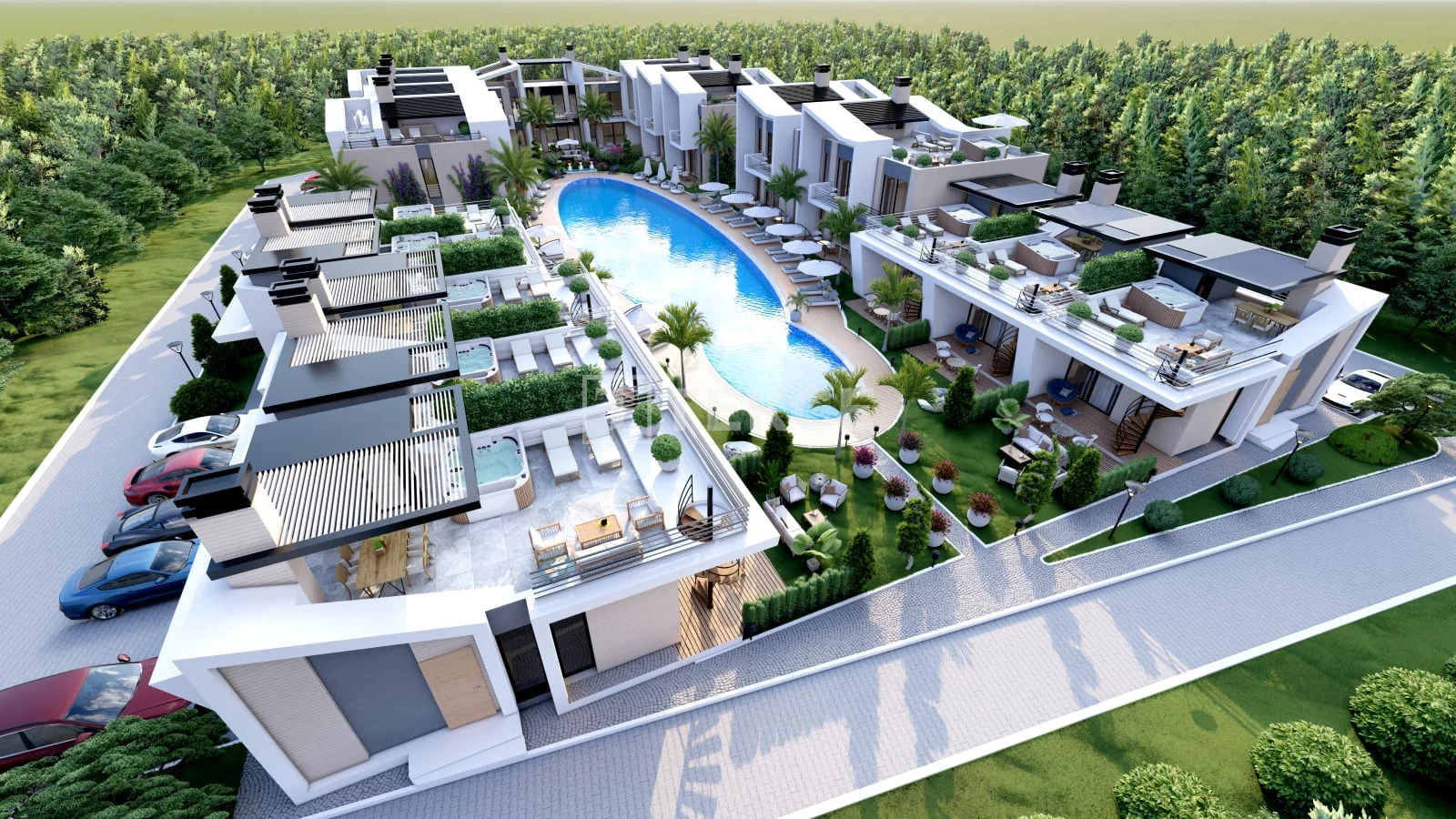 1-Bedroom Townhouse with Sea View in Kyrenia, Cyprus, photo 2