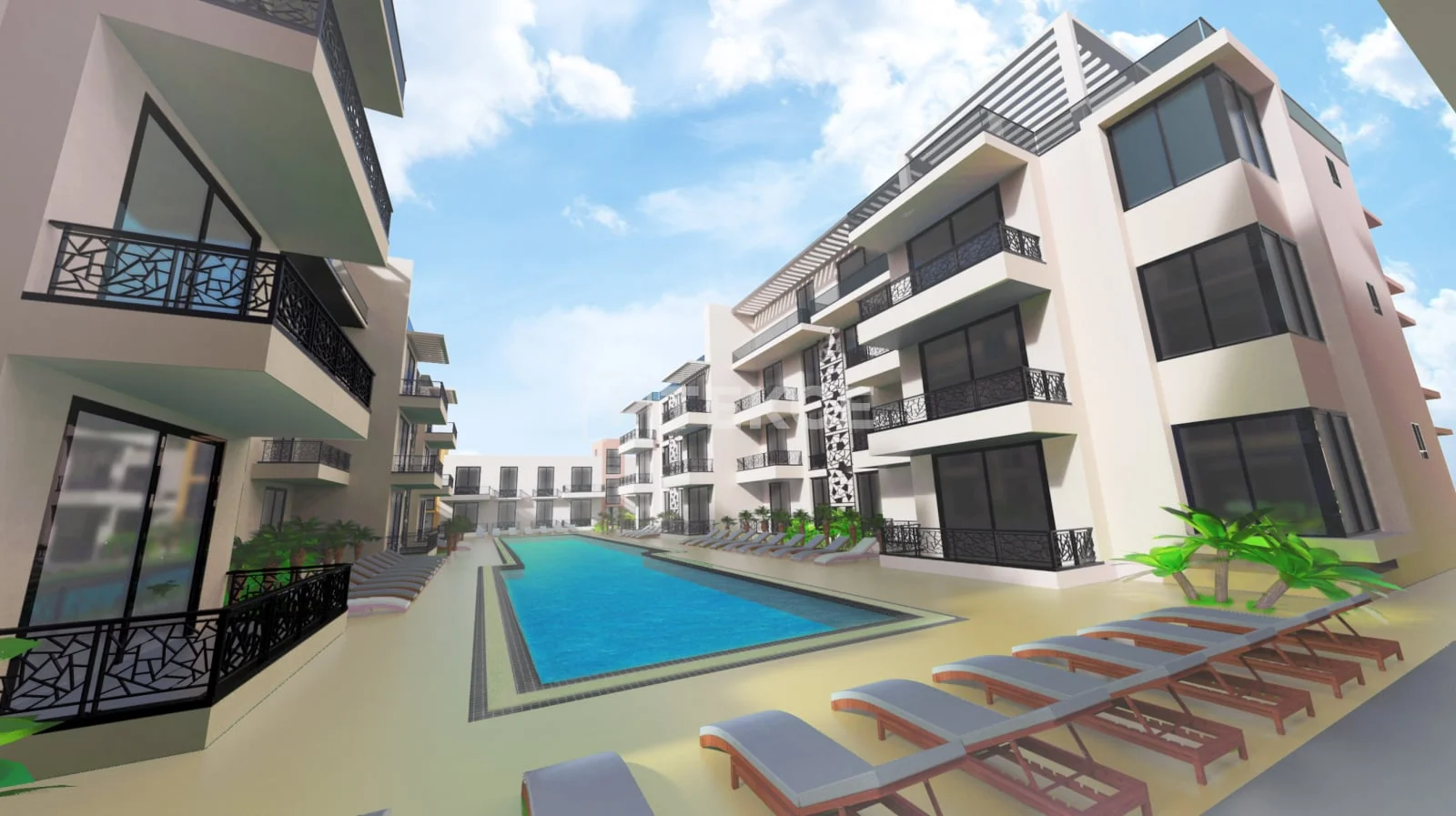 3-Bedroom Penthouse with Sea View in Iskele, Cyprus