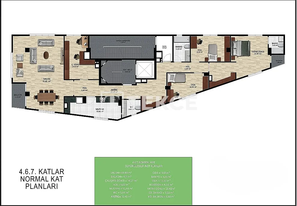 3-Bedroom Apartment with Sea View in Kadikoy, Istanbul, photo 4