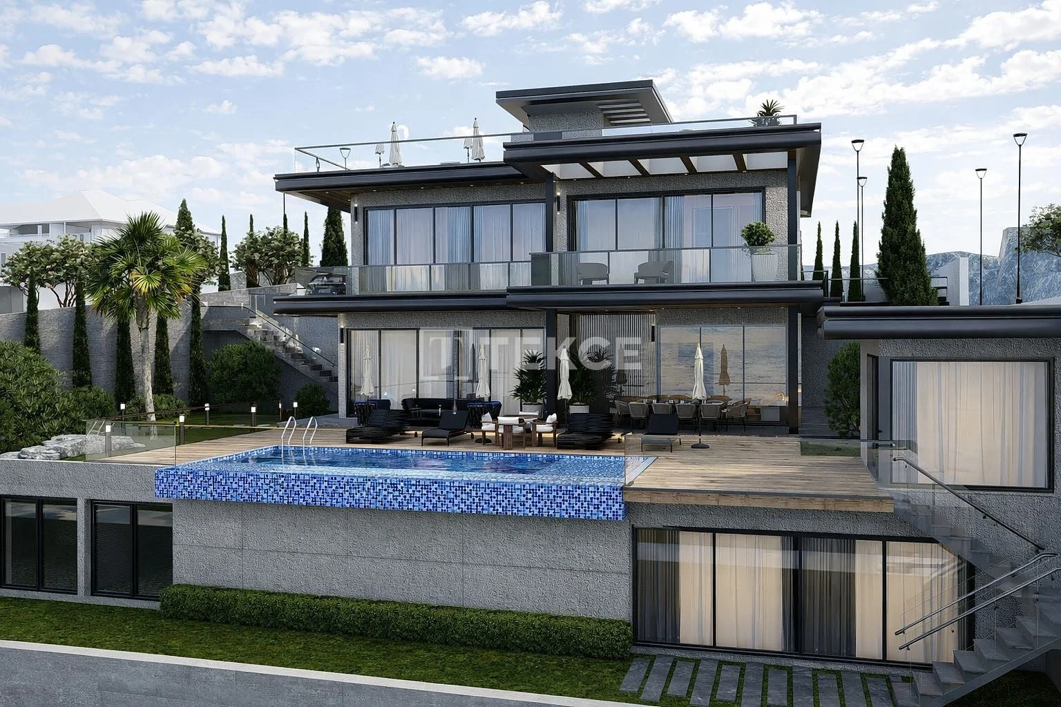 4-Bedroom Villa with Private Pool and Sea View in Kyrenia, photo 4