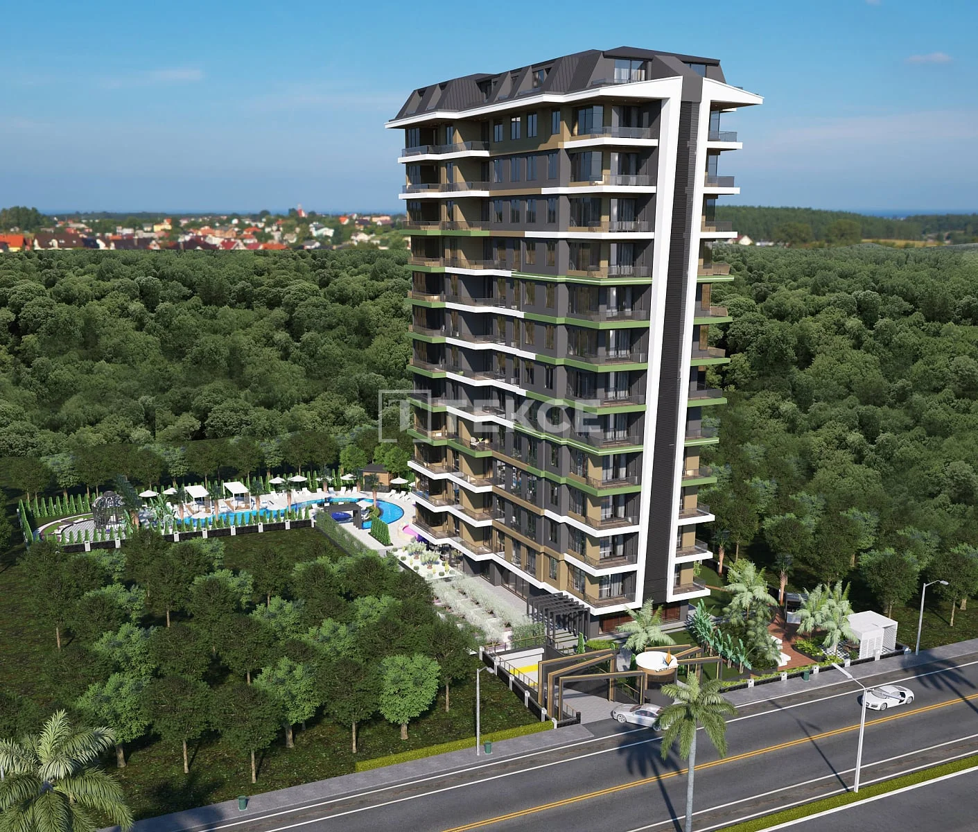 4-Bedroom Penthouse with Sea View in Mahmutlar, Alanya, photo 4