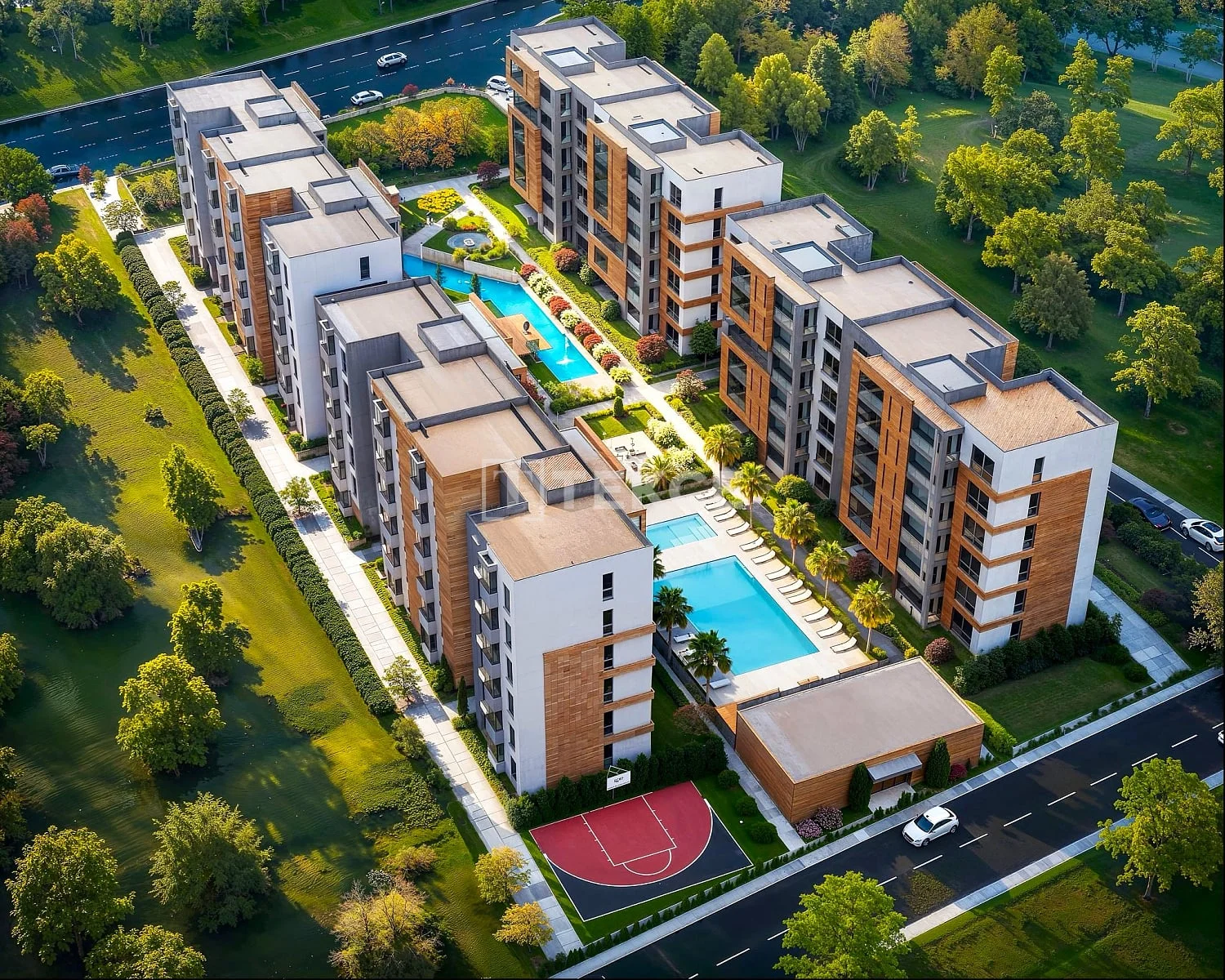 Квартира 3 комнаты (2 спальни) в охраняемом комплексе Нилюфер, фото 5