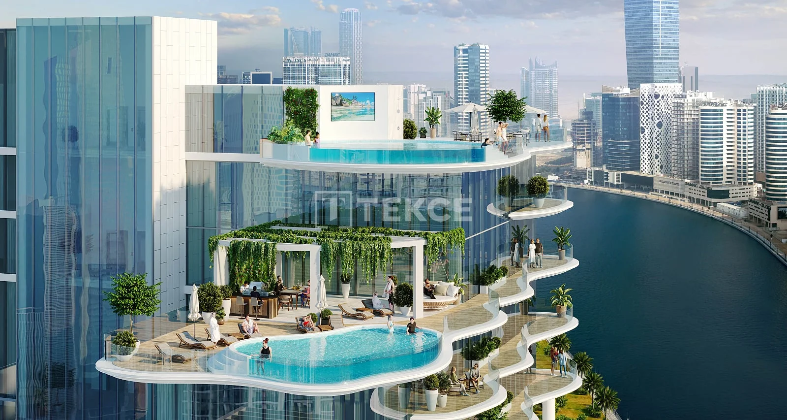 4-Bedroom Apartment with Private Pool in Business Bay, Dubai