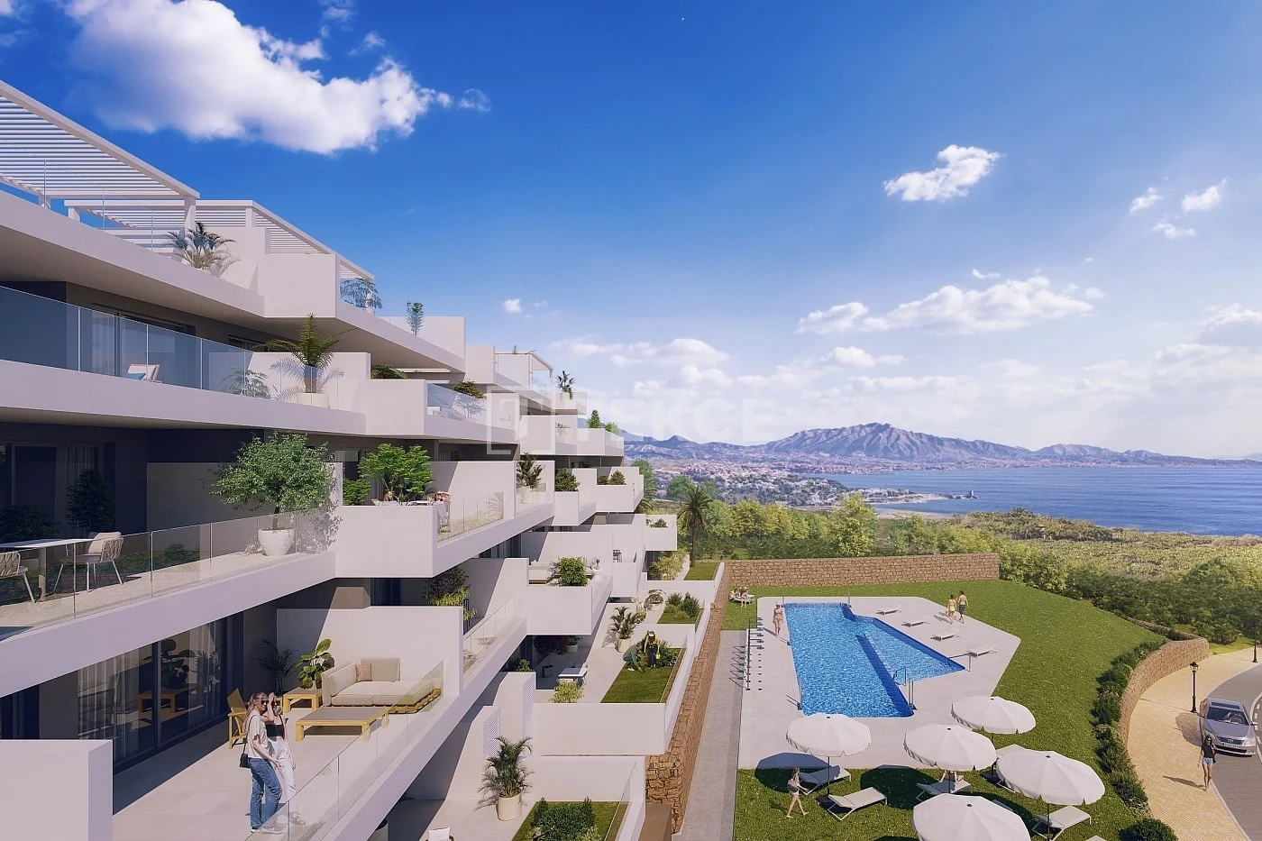 2-Bedroom Penthouse with Terrace and Sea View in Manilva