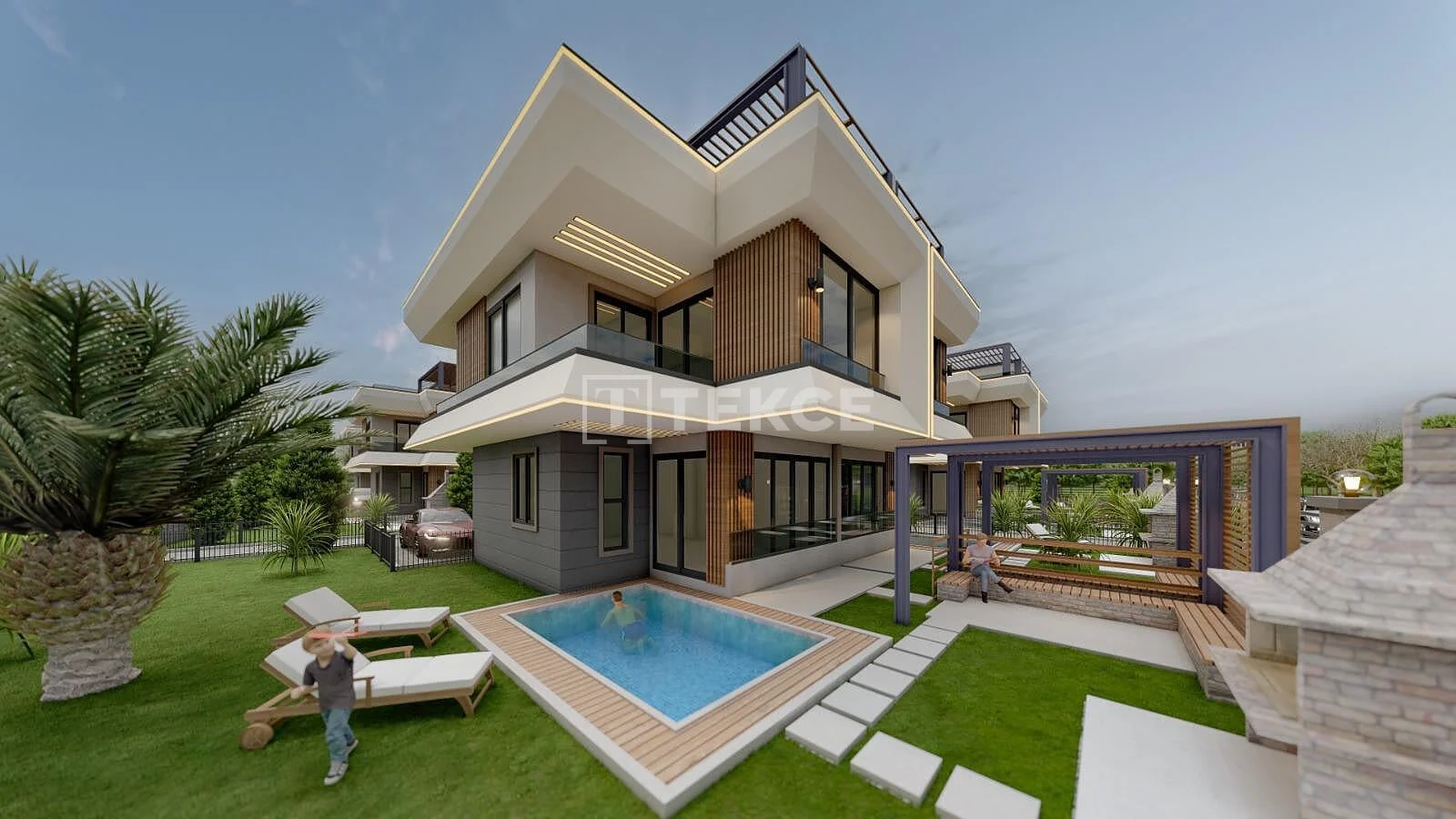 3-Bedroom Villa with Private Pool and Sea View in Mersin, photo 3