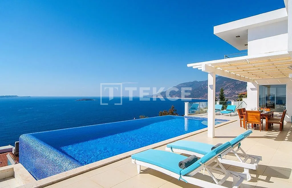 5-Bedroom Villa with Private Pool and Sea View in Kas, Antalya, photo 4