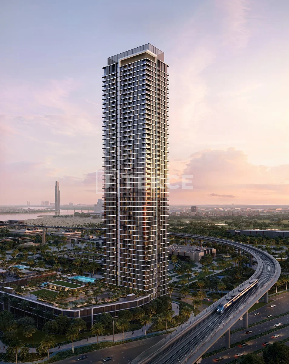 3-Bedroom Apartment with Lake and City Views in Dubai Creek Harbour, Dubai