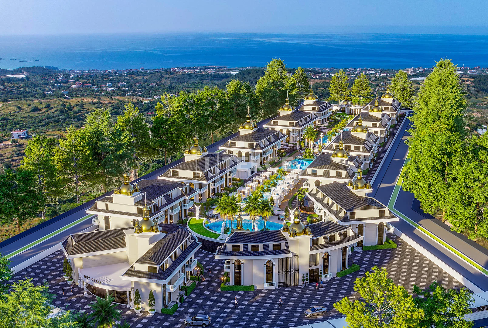 4-Bedroom Apartment with Mountain Views in Okurcalar, Alanya