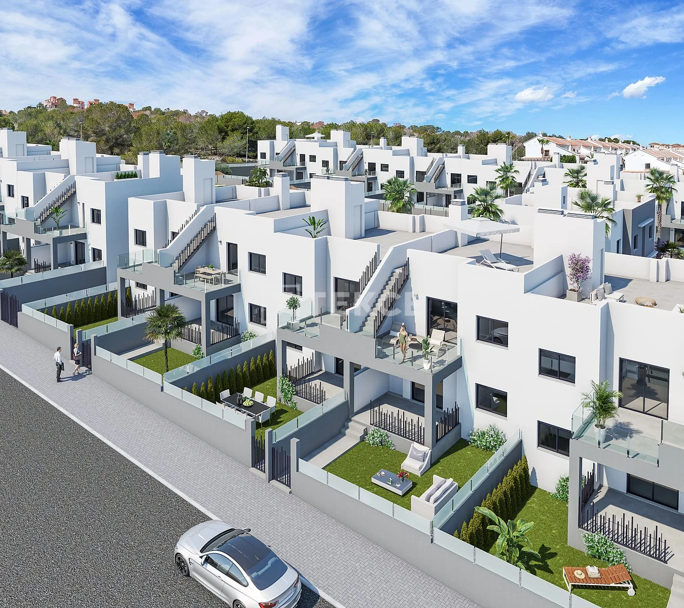 2-Bedroom Apartment with Private Gardens in San Miguel de Salinas, photo 3