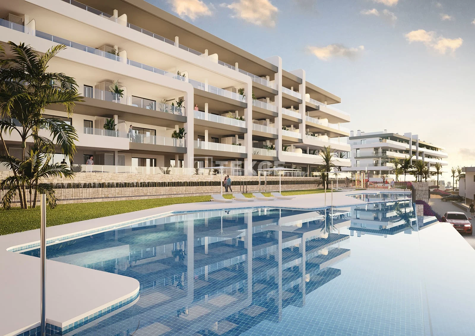3-Bedroom Apartment with Golf Course View in Muchamiel