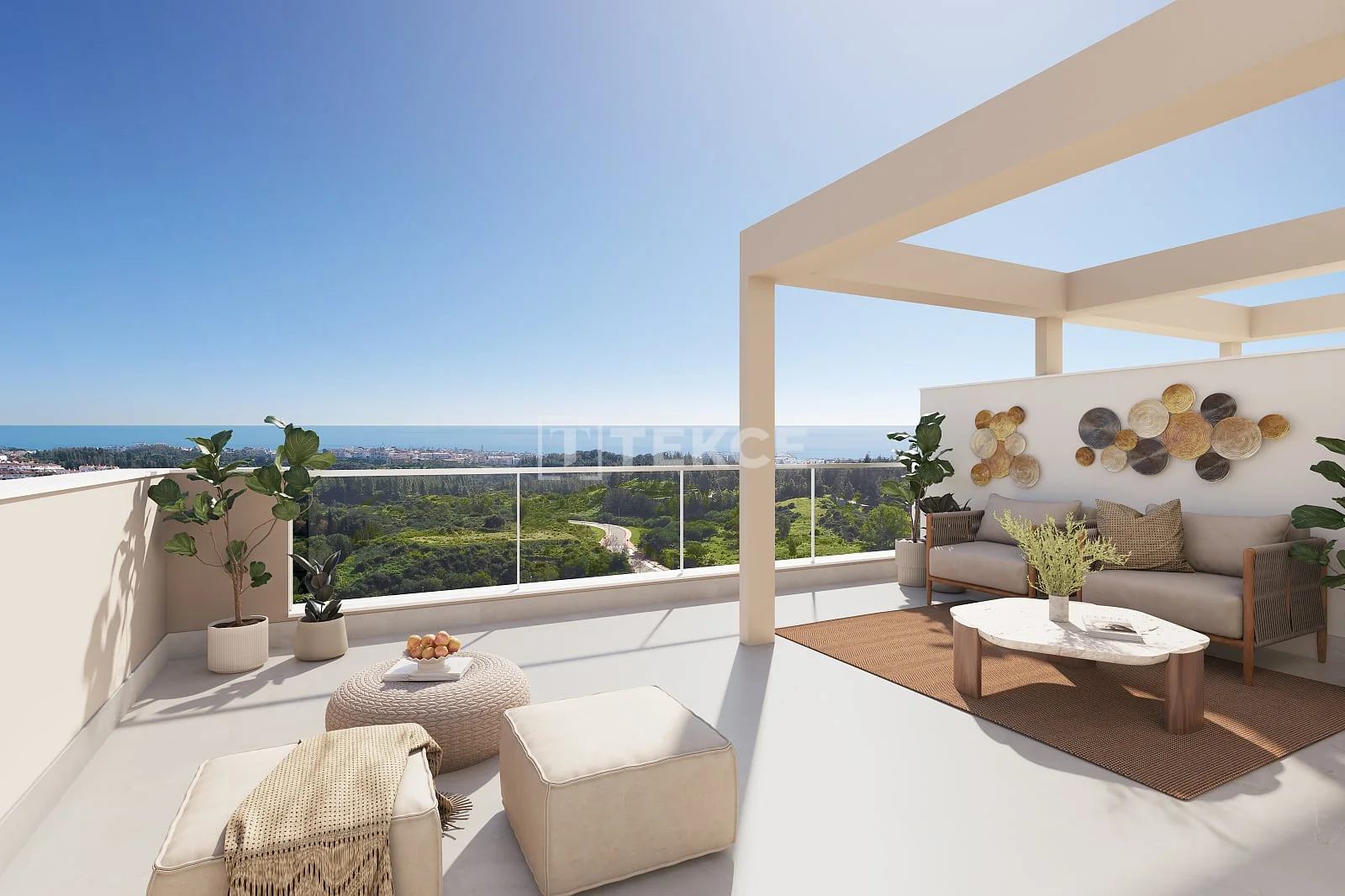 2-Bedroom Apartment with Sea and Mountain Views in Mijas