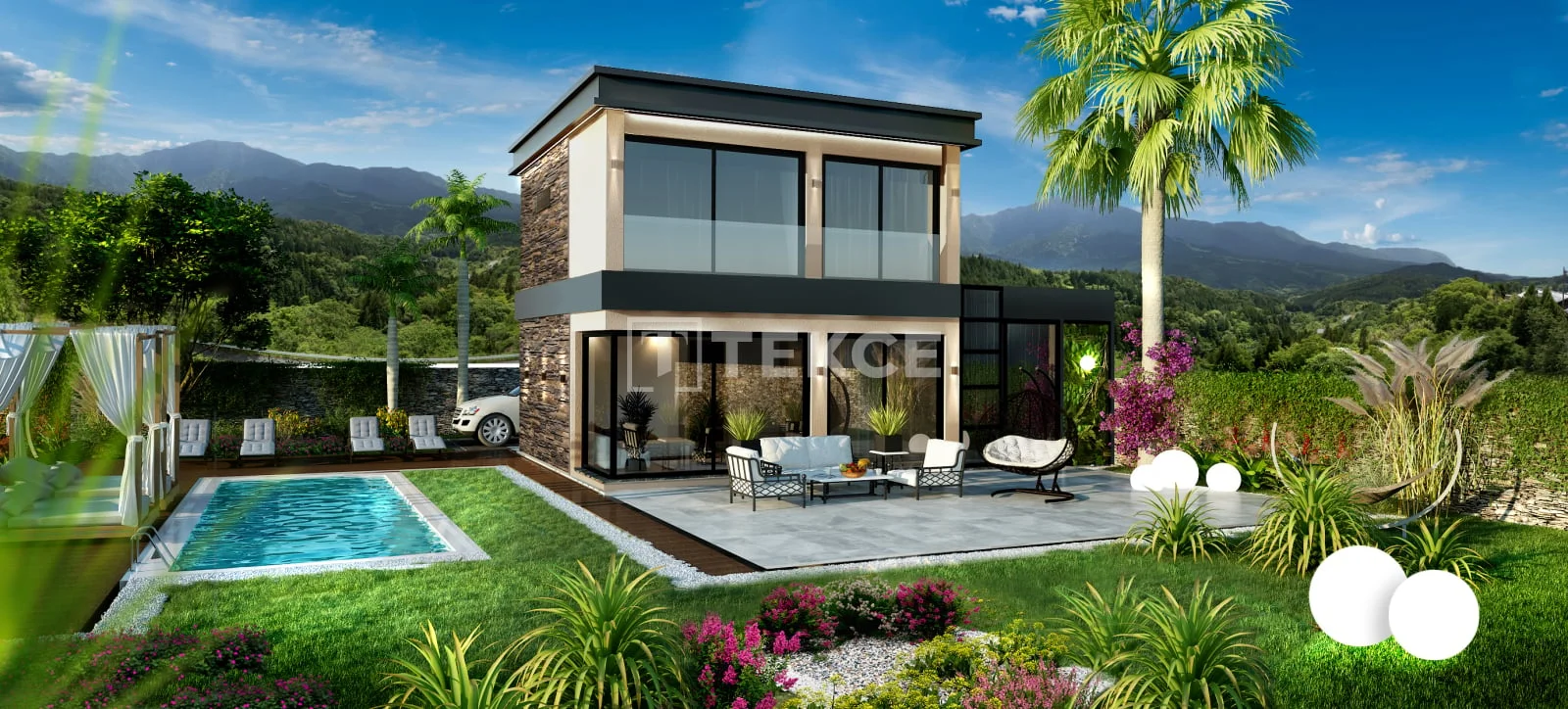3-Bedroom Villa with Private Pool and Garden in Milas