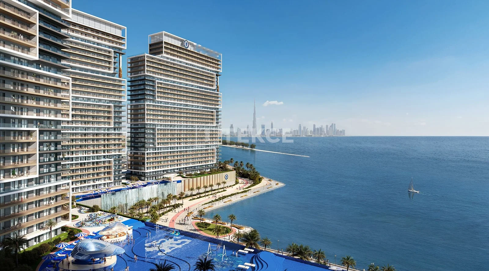 2-Bedroom Apartment with Sea and City Views in Dubai Maritime City
