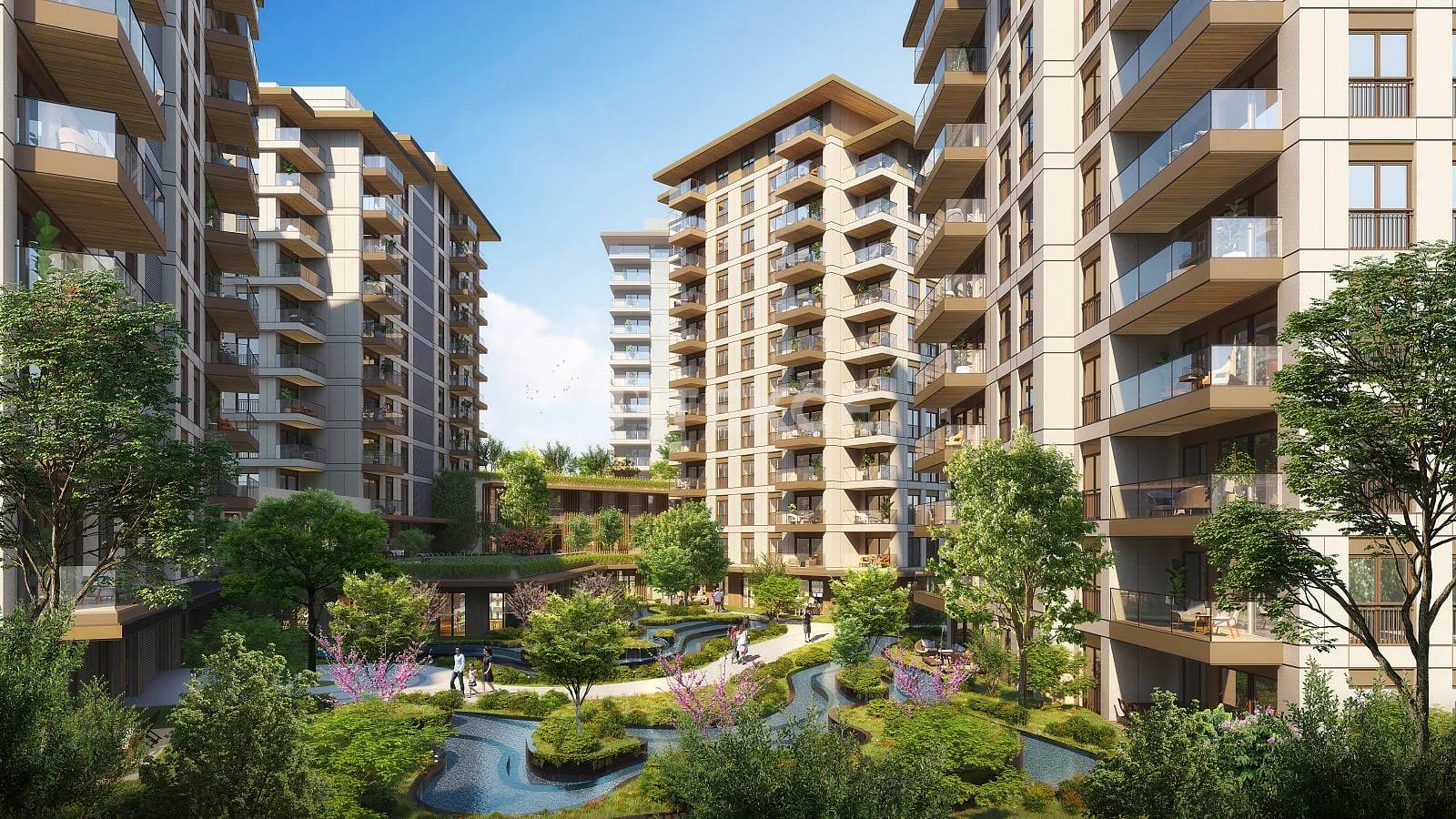 3-Bedroom Apartment with Garden in Sisli, Istanbul