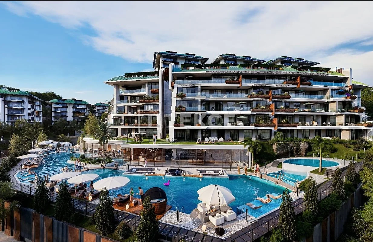4-Bedroom Apartment with Private Pool and Bosphorus View in Beykoz, Istanbul