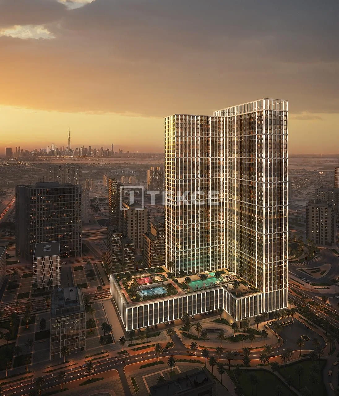 1-Bedroom Apartment with City View in Majan, Dubai