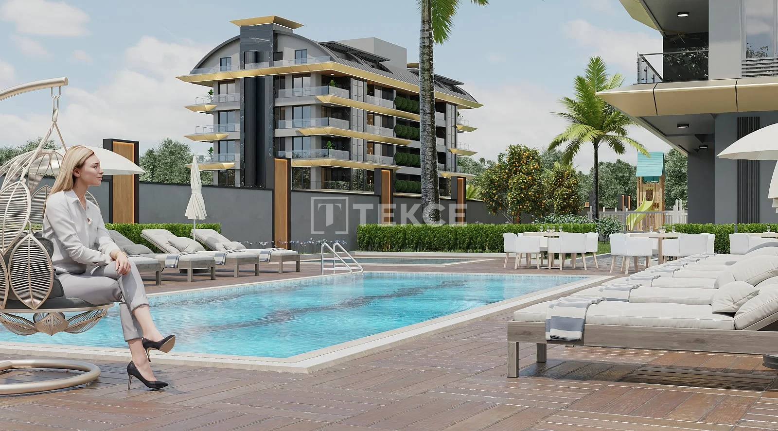 Penthouse and Apartments 500 m from the Beach in Kargicak, Alanya, photo 3