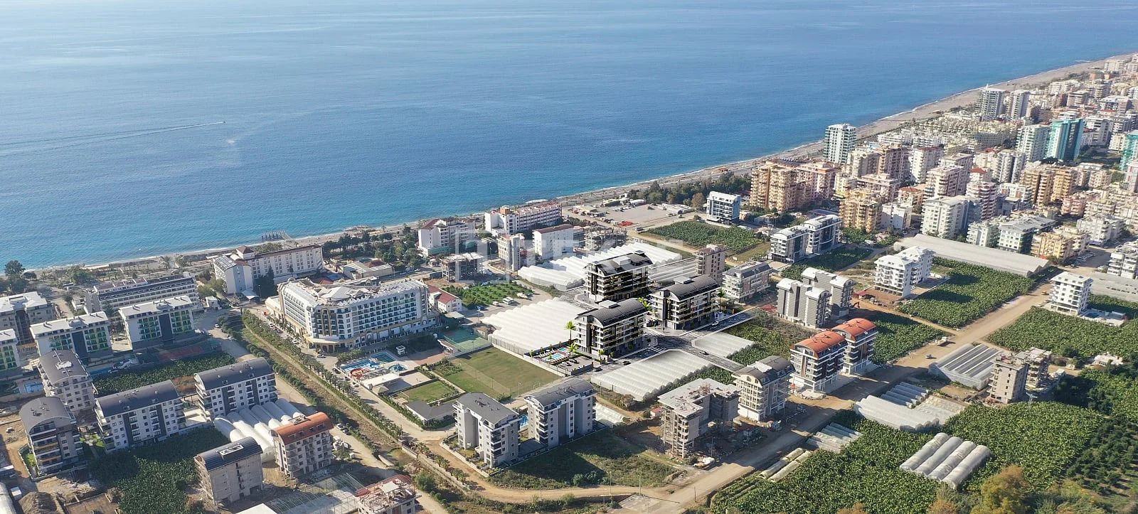 Penthouse and Apartments 500 m from the Beach in Kargicak, Alanya