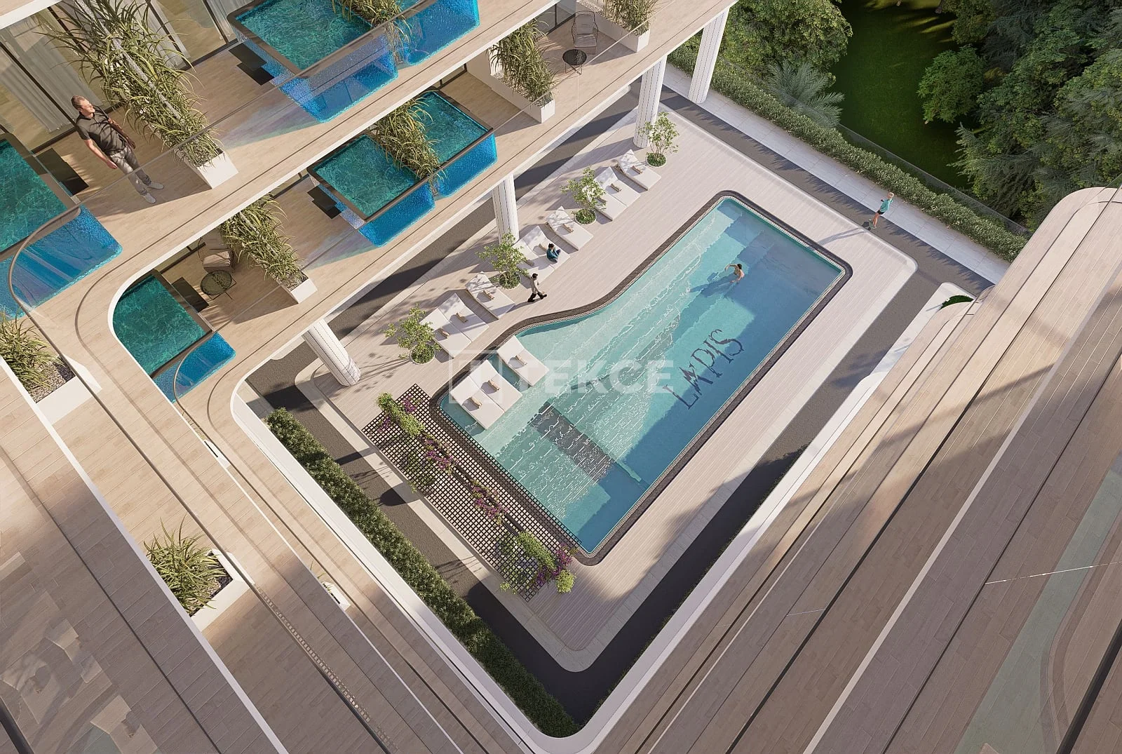 1-Bedroom Apartment with Private Pool in Majjan, Dubai, photo 4