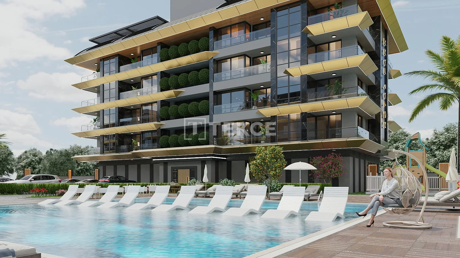 Penthouse and Apartments 500 m from the Beach in Kargicak, Alanya, photo 5