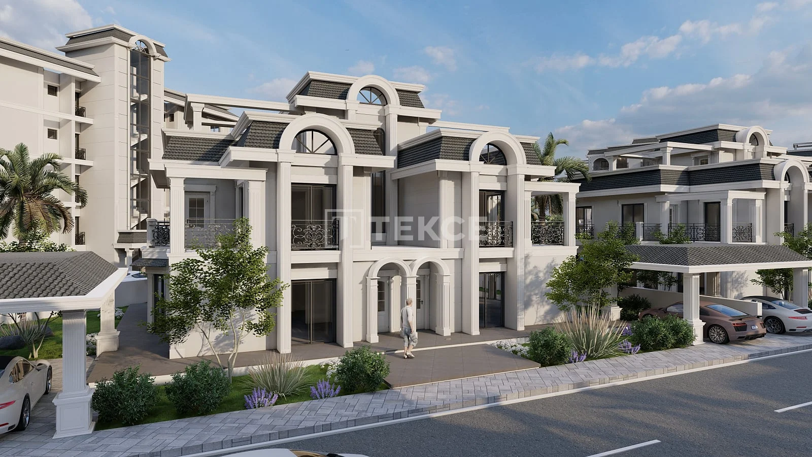 2-Bedroom Penthouse and Apartments with Mountain View in Iskele