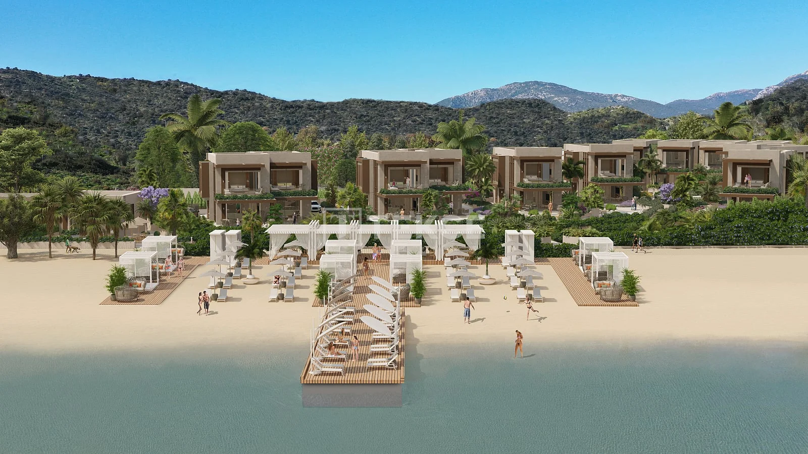 5-Bedroom Villa with Private Pool and Sea View in Bitez, Bodrum