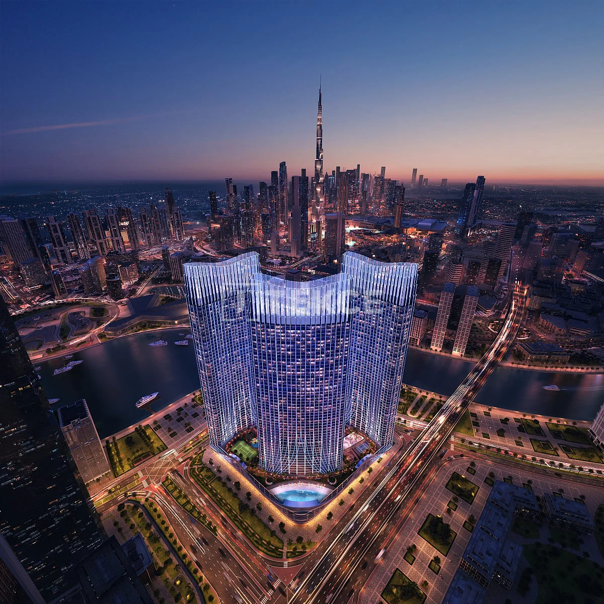 1-Bedroom Apartment with City View on the 43rd Floor in Business Bay, Dubai