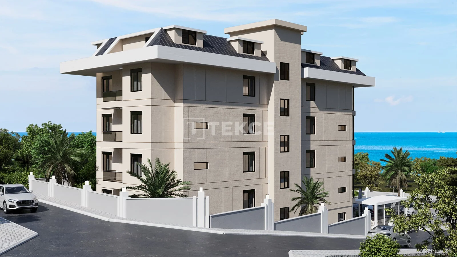 2-Bedroom Penthouse and Apartment with Sea View in Alanya