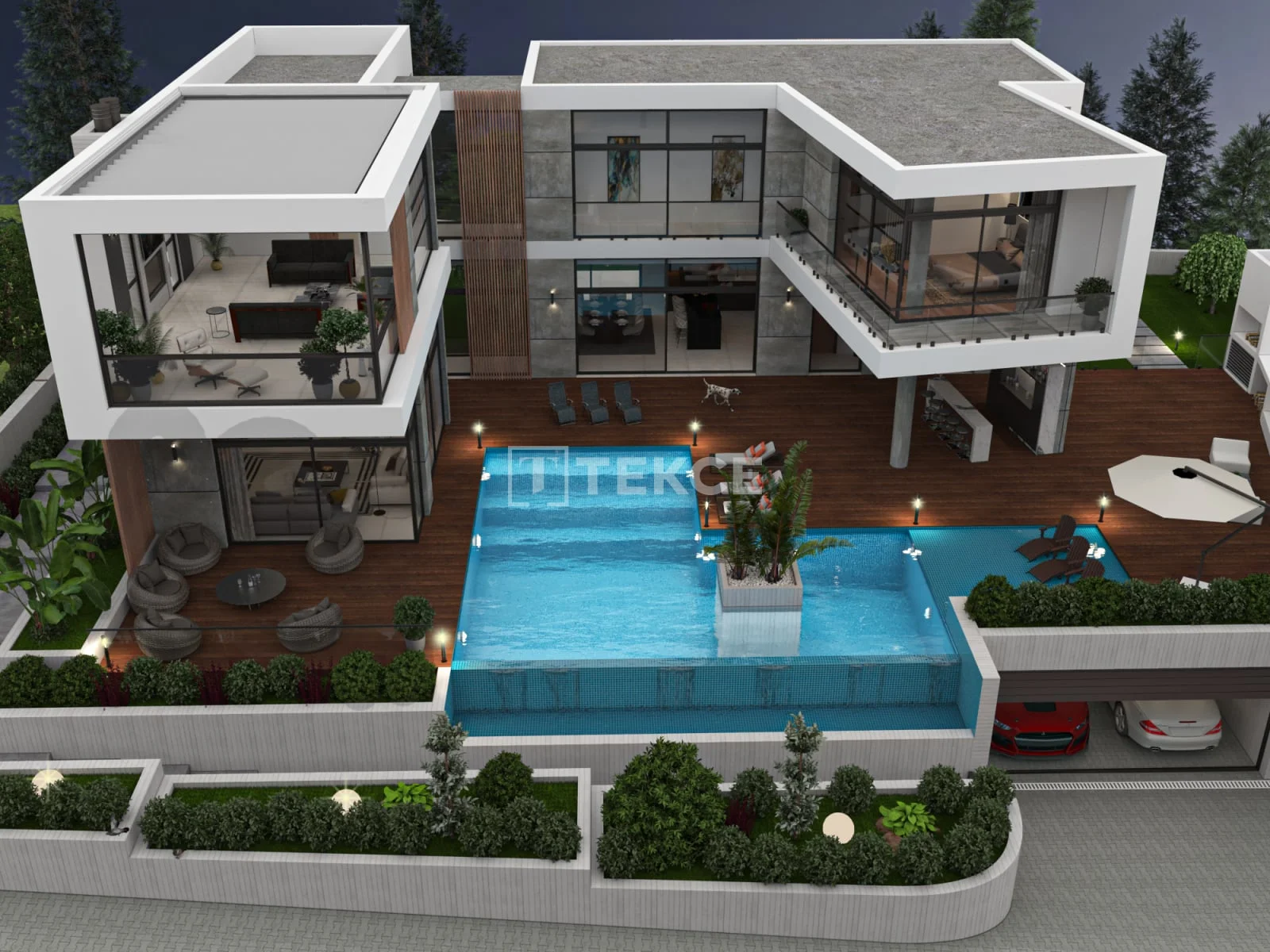 5-Bedroom Villa with Private Pool and Sea View in Kyrenia