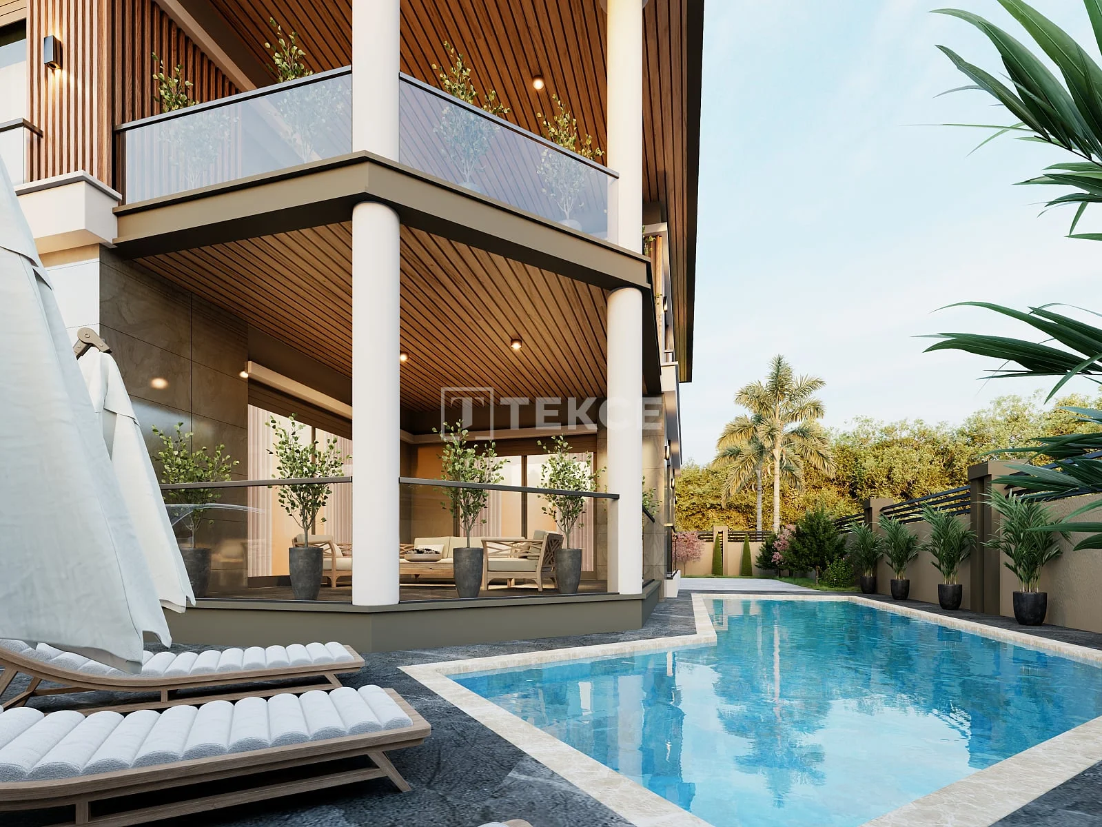 4-Bedroom Villa with Private Pool and Garden in Dosemealti, Antalya