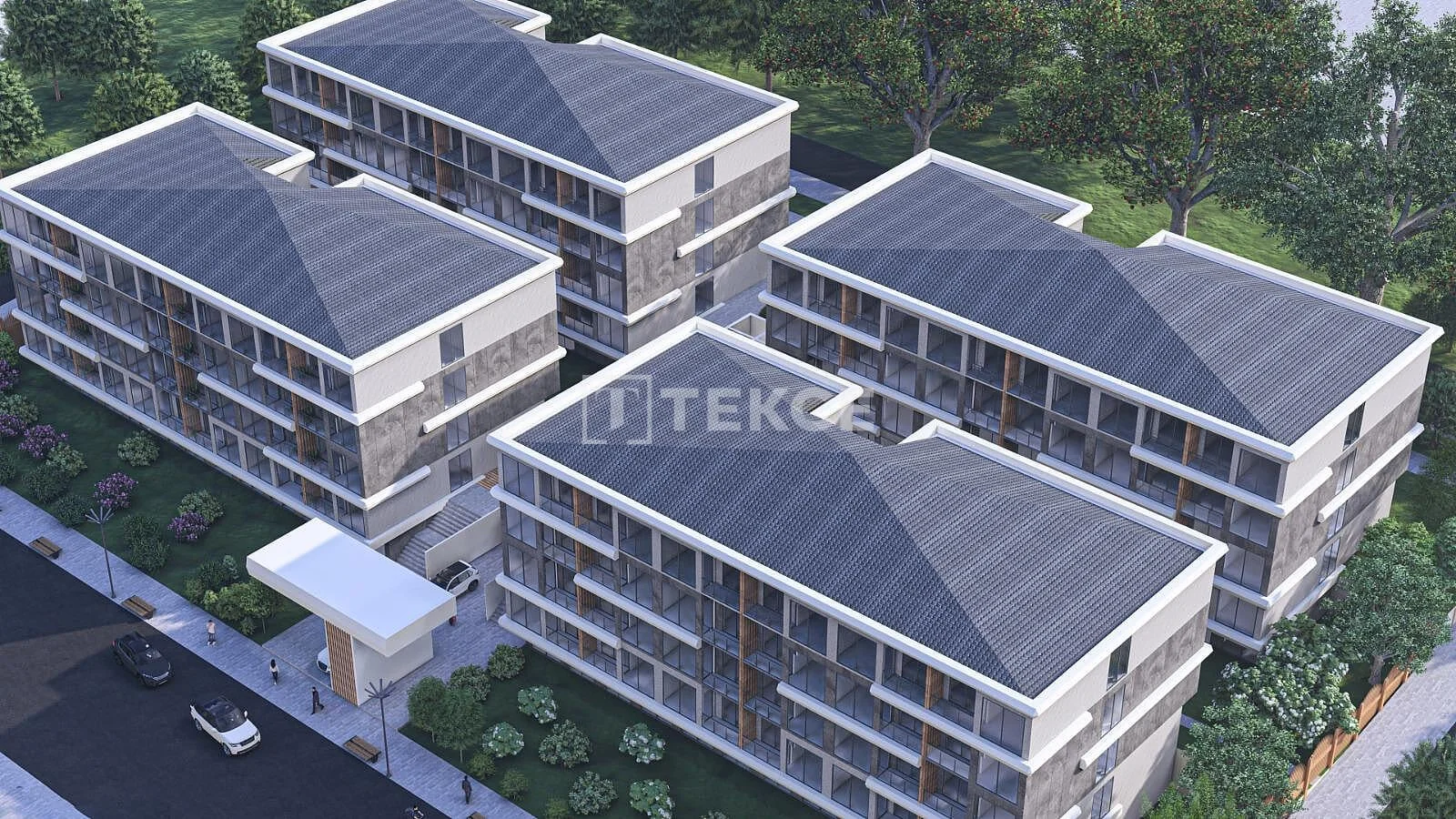 2-Bedroom Apartment with Sea View in Ciftilikköy, photo 3