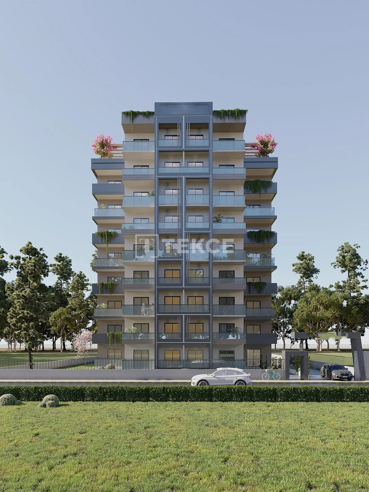 1-Bedroom Apartment with City View in Mersin