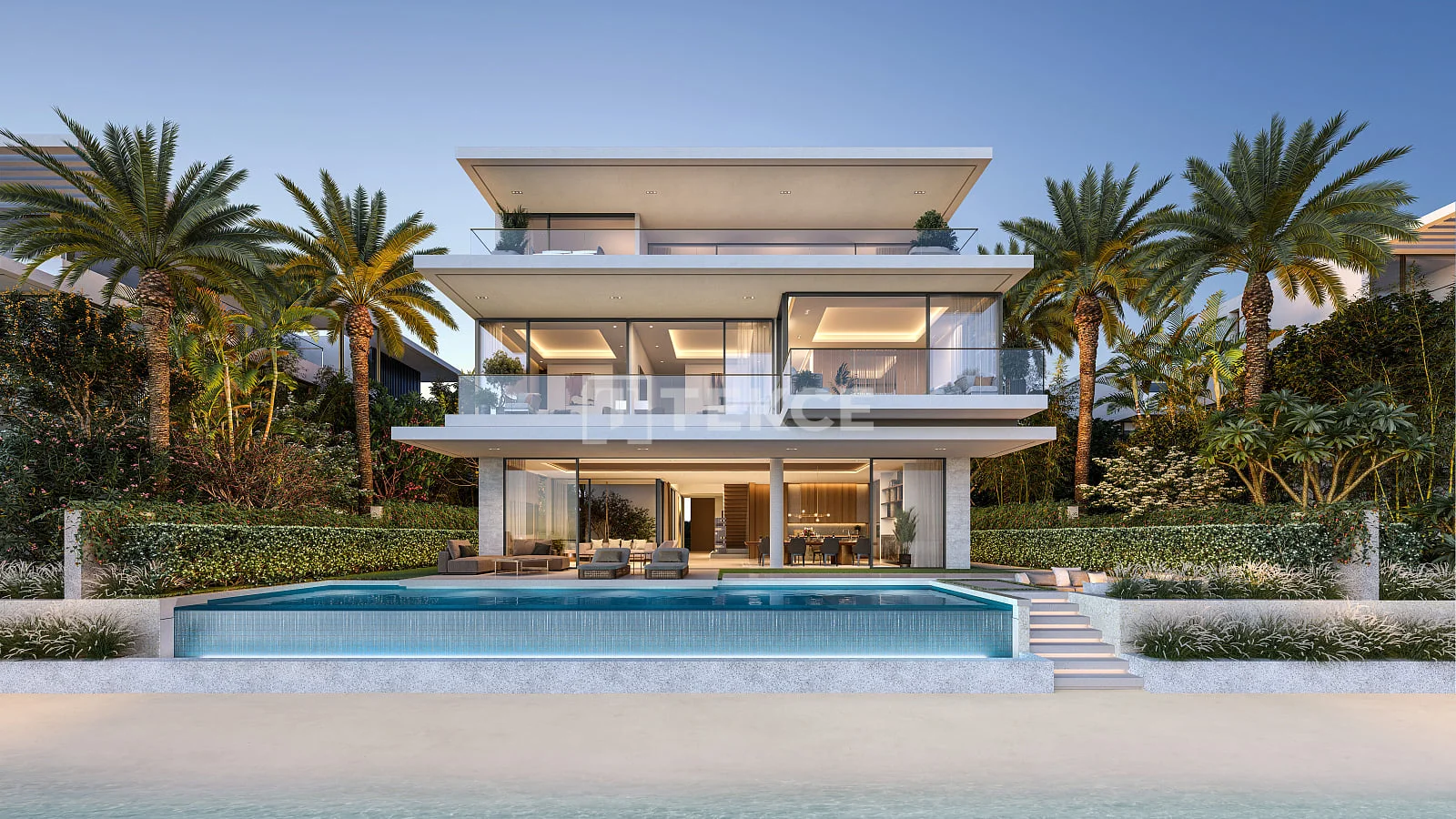 6-Bedroom Beachfront Villa with Private Pool in Jebel Ali, Dubai