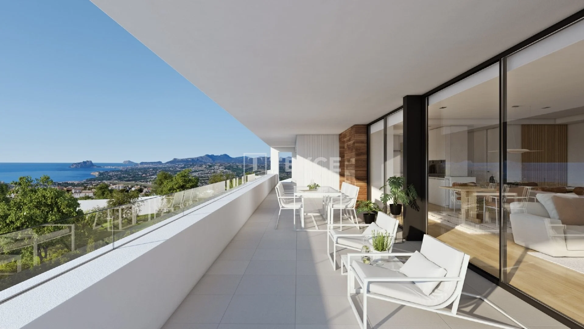 3-Bedroom Villa with Sea View and Private Pool in Benidorm