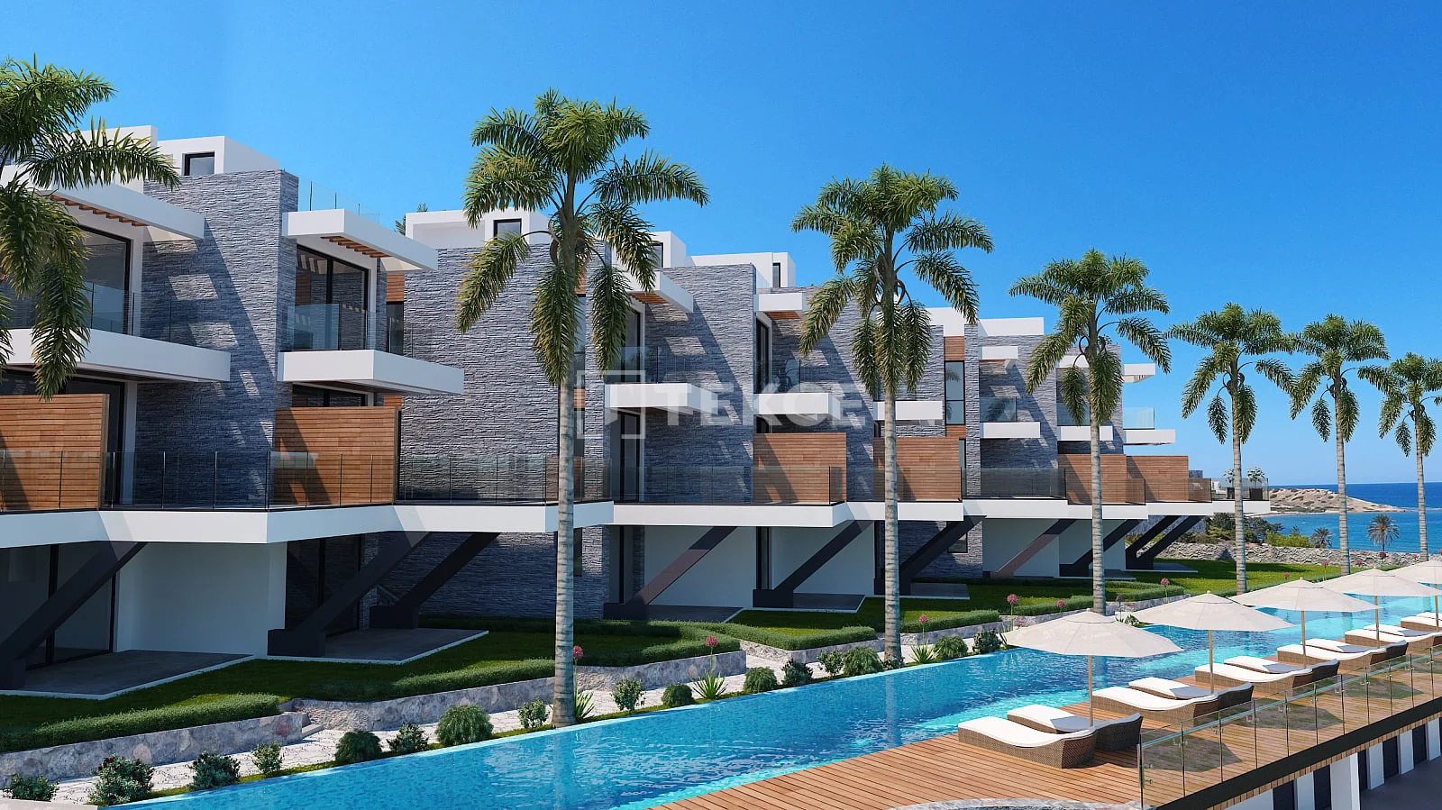 2-Bedroom Townhouse with Sea View in Gazimagussa, Cyprus