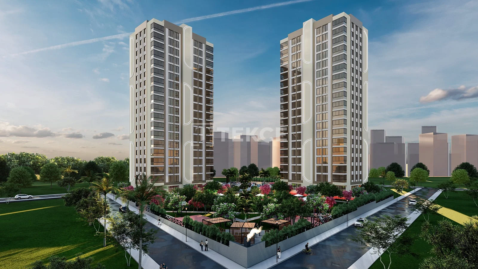 5-Bedroom Apartment with Sea View in Mezitli, Mersin