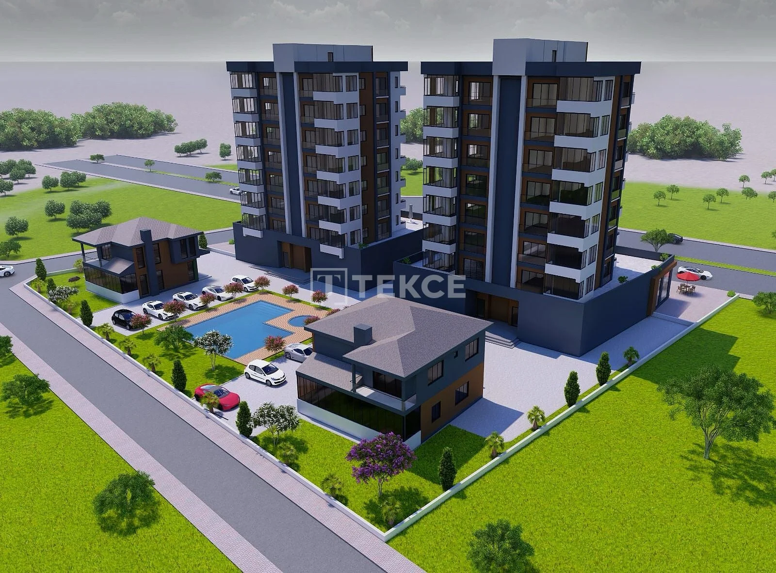 2-Bedroom Apartment with City View in Mersin