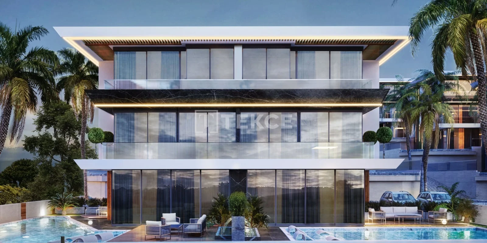 3-Bedroom Villa with Private Pool and Sea View in Oba, Alanya, photo 3