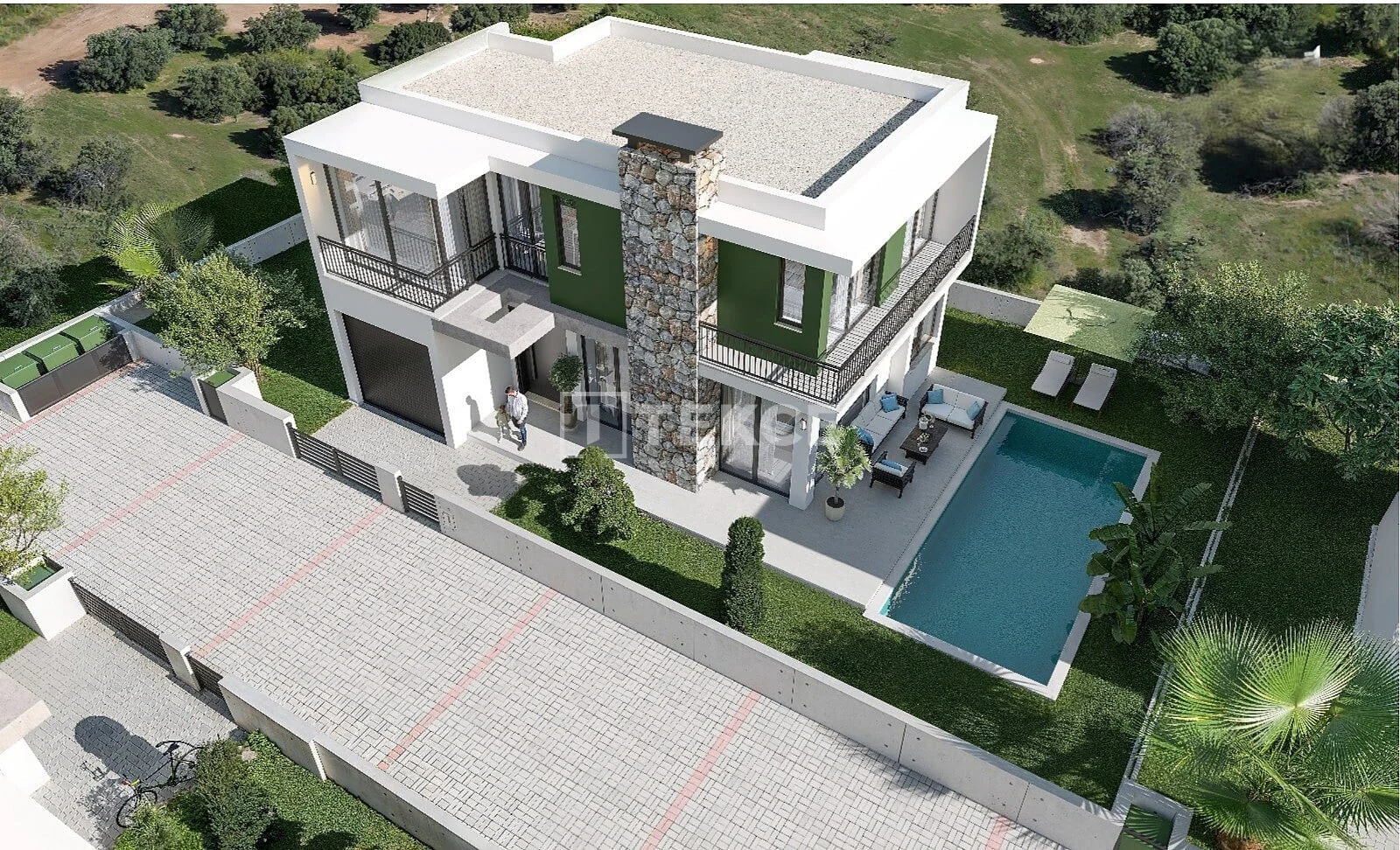 3-Bedroom Villa with Private Pool in Kyrenia
