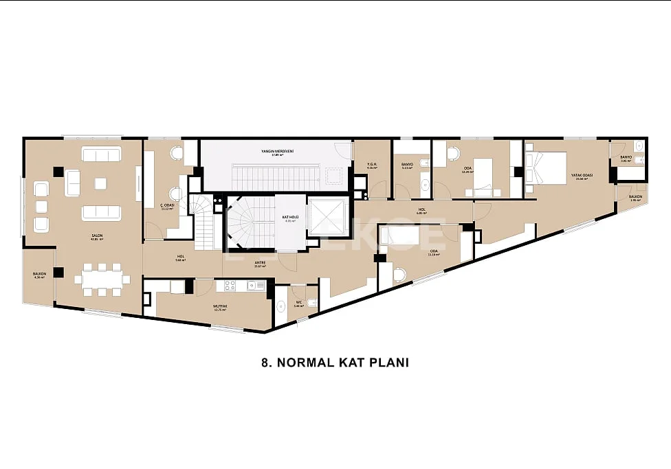 3-Bedroom Apartment with Sea View in Kadikoy, Istanbul, photo 2