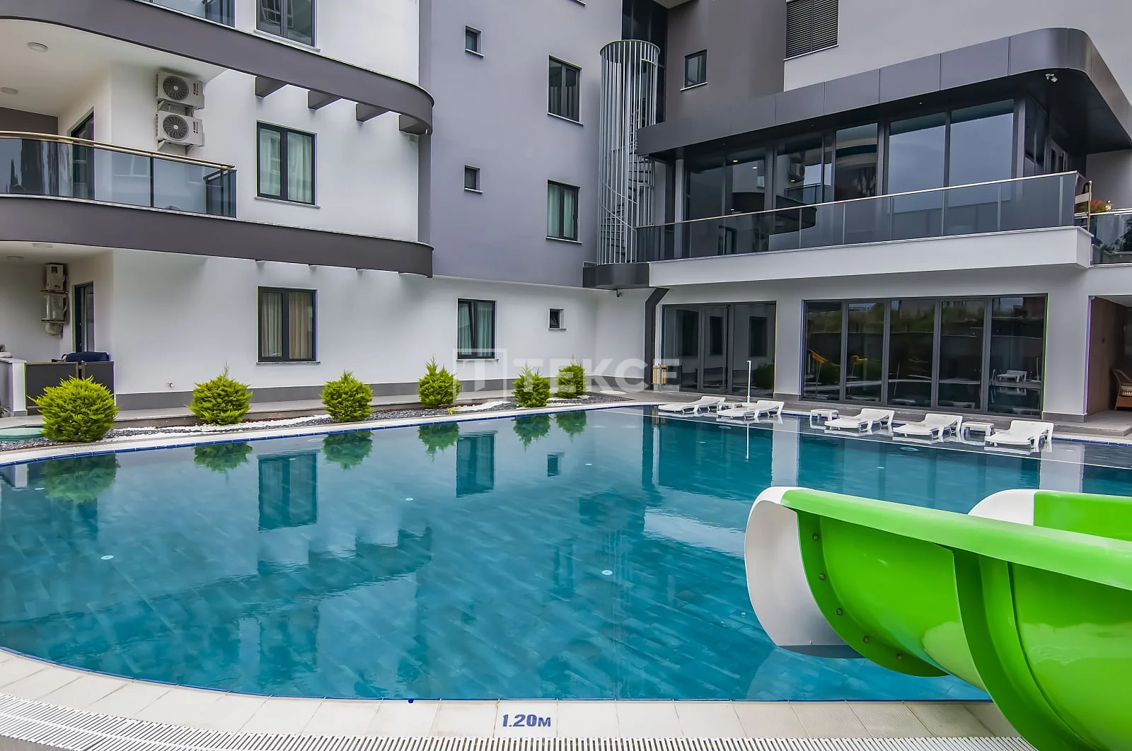 2-Bedroom (2+1) Apartment with Sea View in Mahmutlar, Alanya, photo 4