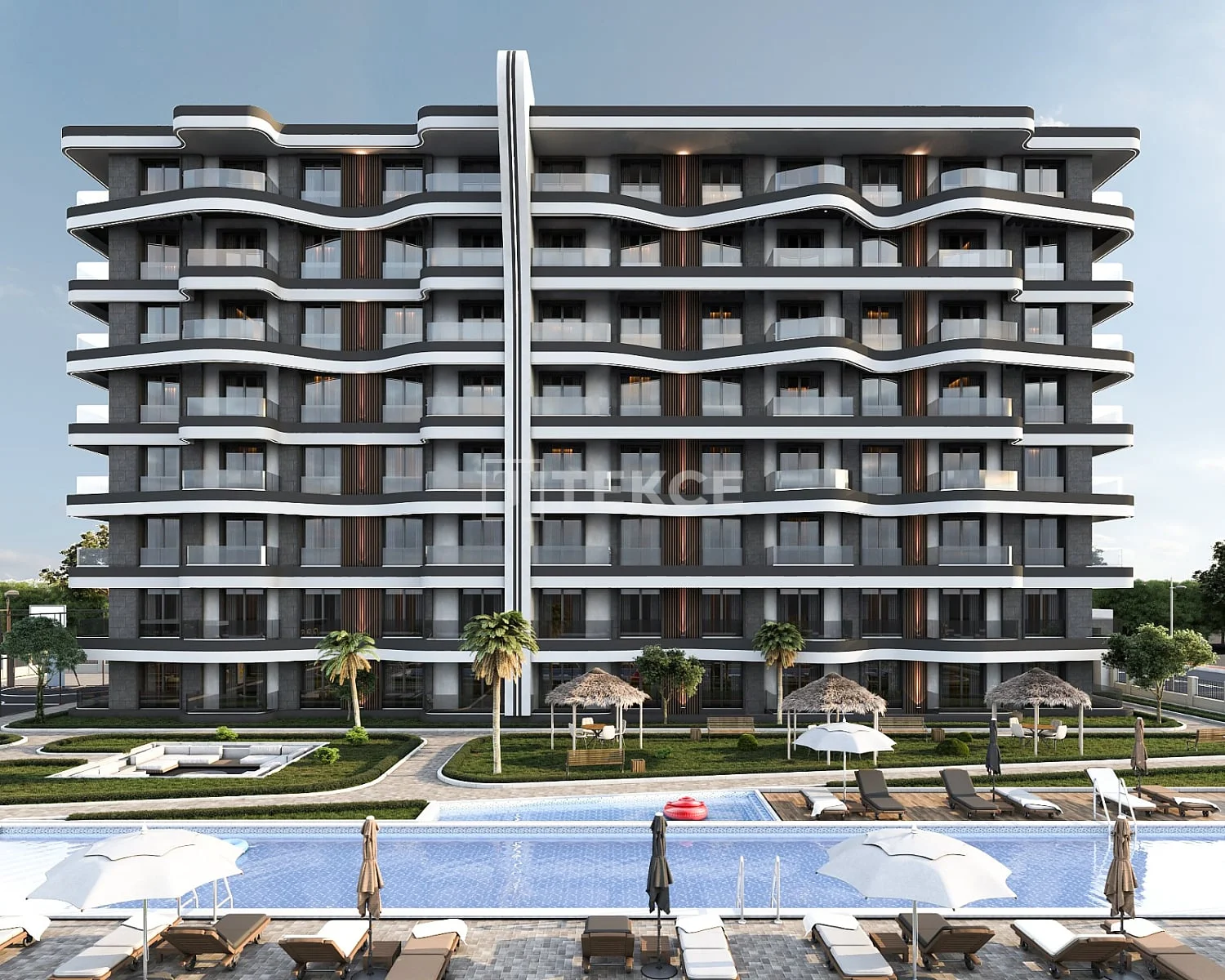 1-Bedroom Apartment with Shared Pool in Aksu, Antalya