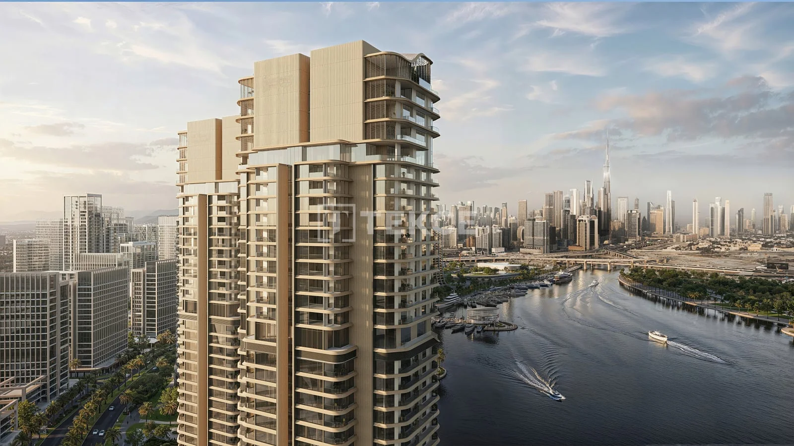 Пентхаус 5 комнат (4 спальни) в Dubai Design District с видом на канал, фото 2