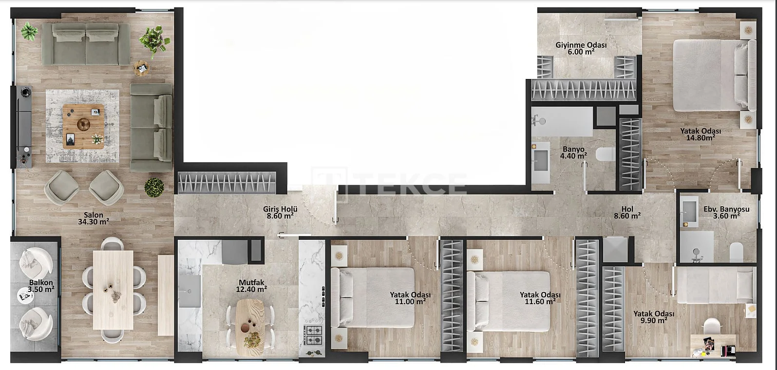 2-Bedroom Apartment with Sea and City Views in Kadikoy, Istanbul, photo 4