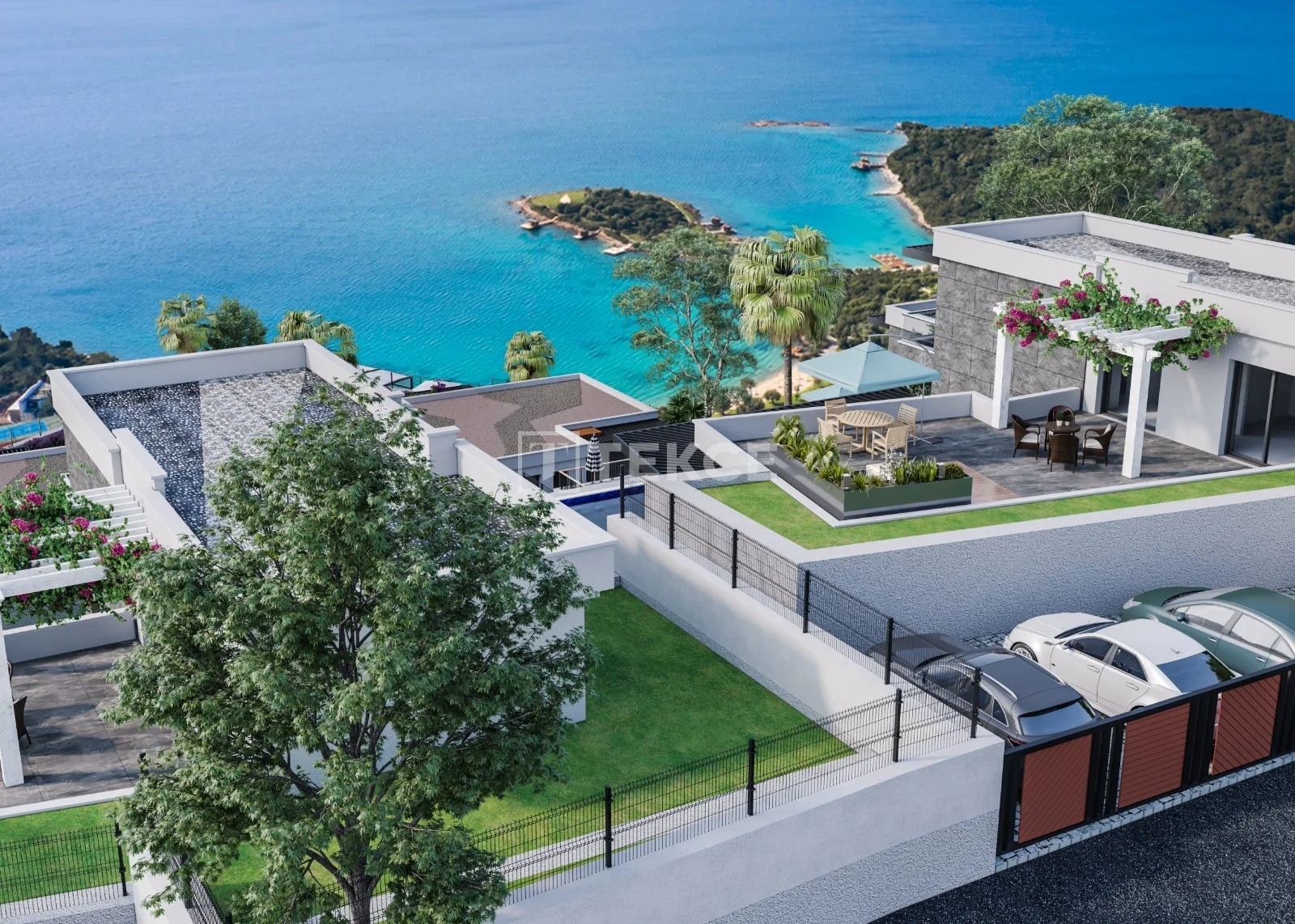 4-Bedroom Villa with Private Pool and Sea View in Yalikavak
