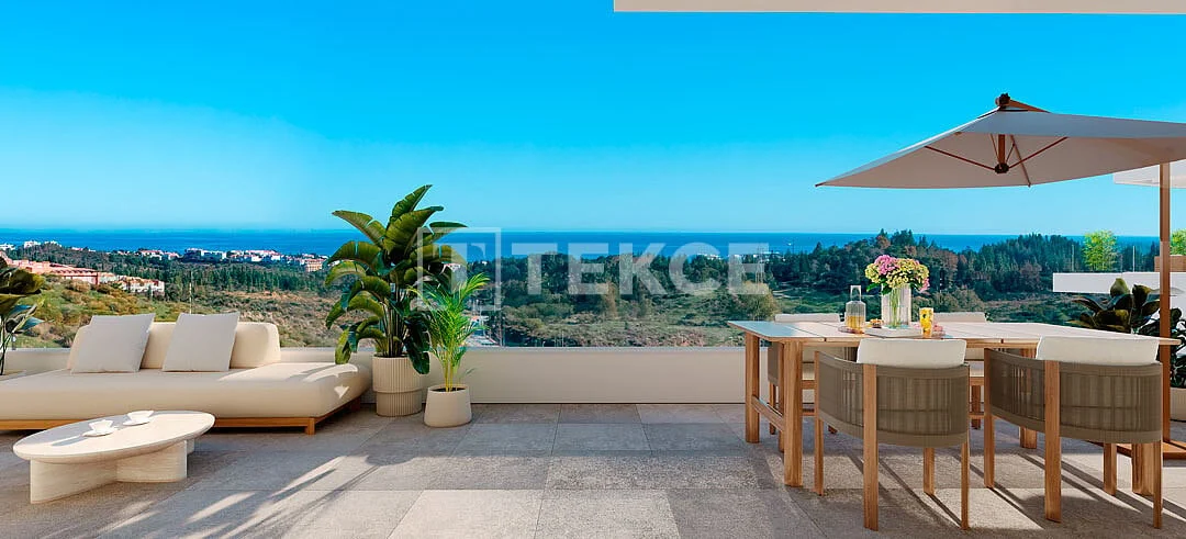 3-Bedroom Apartment with Sea View in Mijas, photo 3