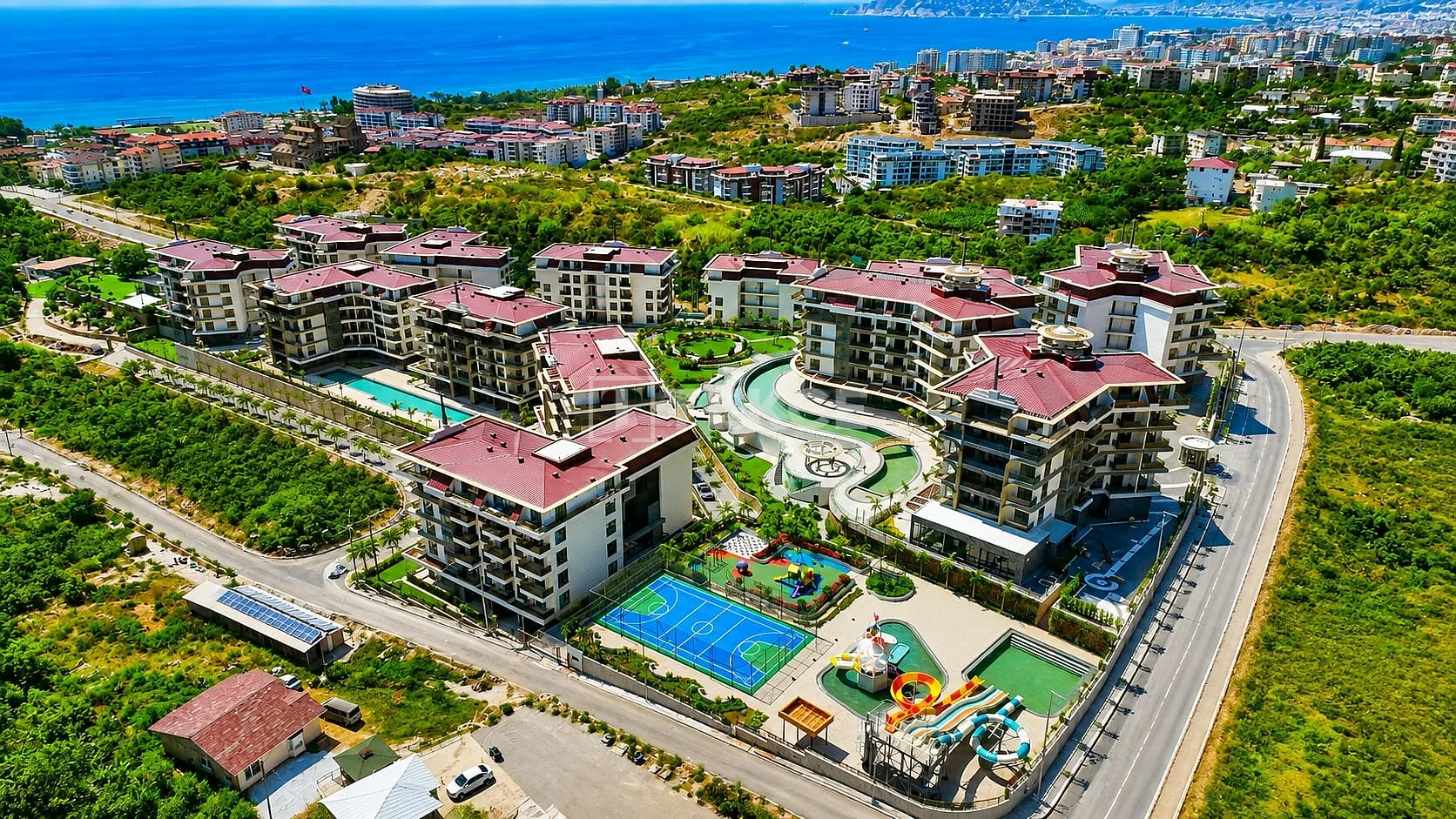 2-Bedroom Penthouse with Sea View in Kestel, Alanya