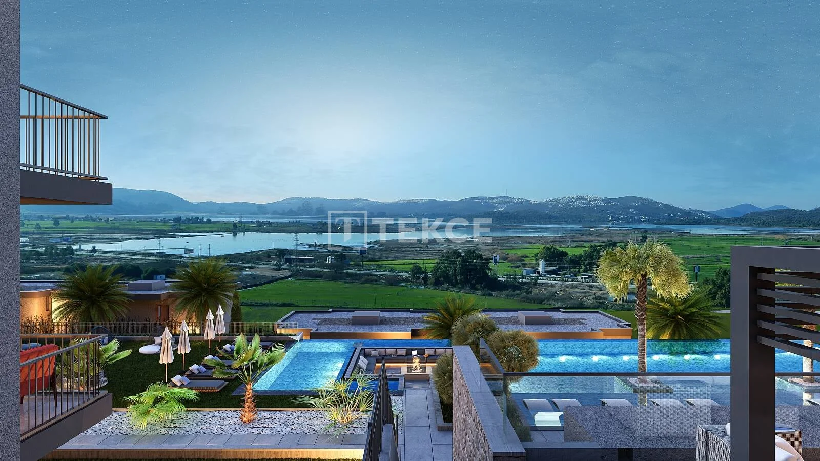 2-Bedroom Apartment with Lake View in Milas, Turkey