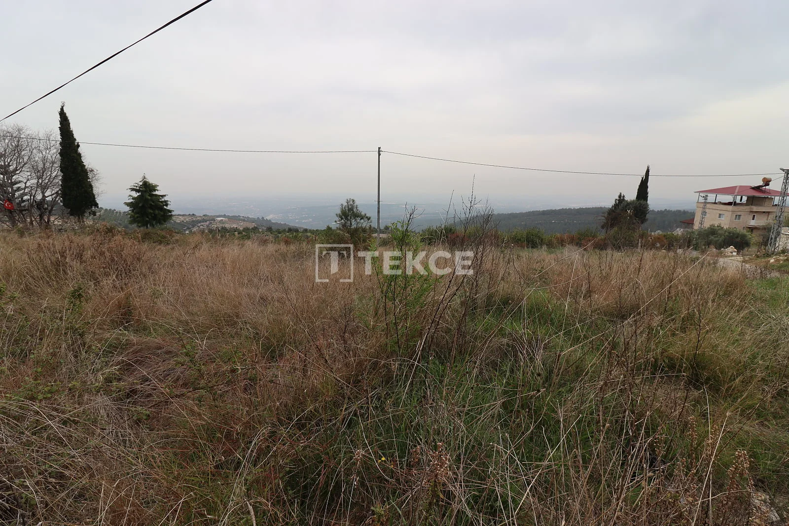 Земельный участок 1501 м² в Мерсине с видом на море и лес