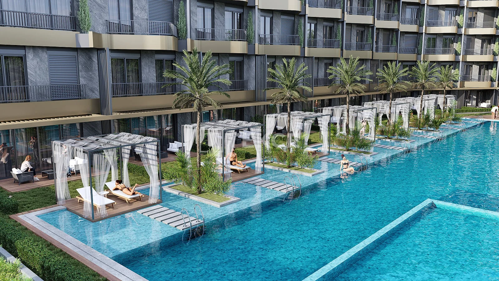 2-Bedroom Apartment with Sea View in Muratpasa, Antalya